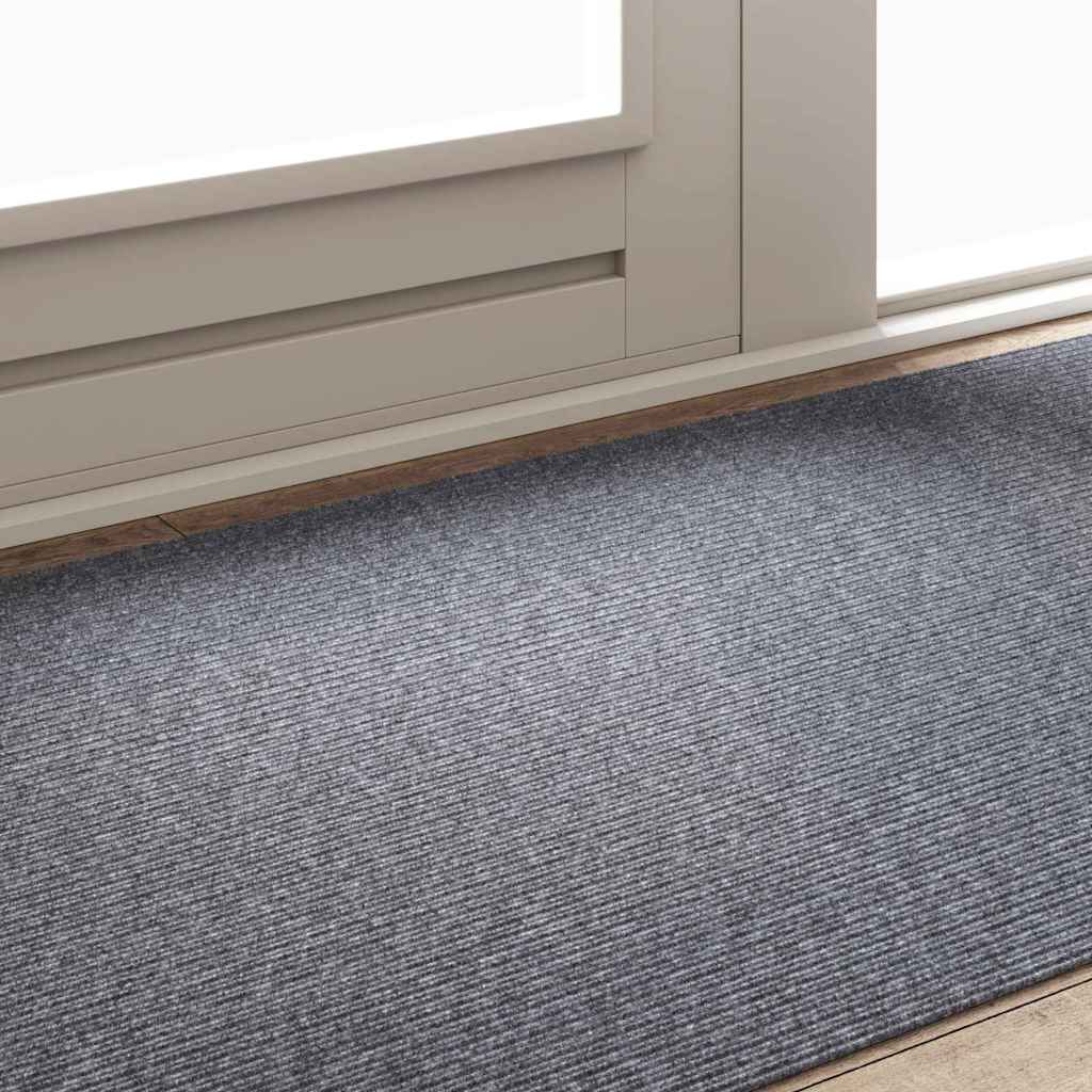 vidaXL Carpet Runner Light Grey 100 x 200 cm Fabric 4