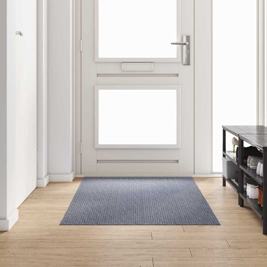 vidaXL Carpet Runner Light Grey 100 x 200 cm Fabric 1