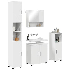 Bathroom Furniture Set 4 pcs 61 x 35 x 64 cm White