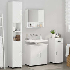 Bathroom Furniture Set 4 pcs 61 x 35 x 64 cm White
