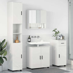Bathroom Furniture Set 4 pcs 61 x 35 x 64 cm High gloss white