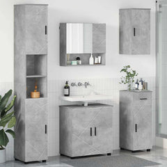 Bathroom Furniture Set 5 pcs 61 x 35 x 64 cm Concrete grey