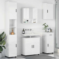 Bathroom Furniture Set 5 pcs 61 x 35 x 64 cm High gloss white