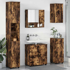 Bathroom Furniture Set 5 pcs 61 x 35 x 64 cm Smoked oak
