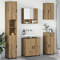 Bathroom Furniture Set 5 pcs 61 x 35 x 64 cm Artisan oak