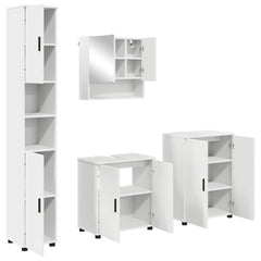 Bathroom Furniture Set 4 pcs 61 x 35 x 64 cm White