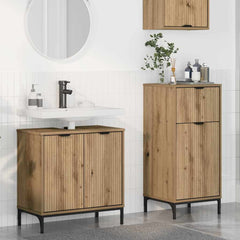 Bathroom Furniture Set 2 pcs Artisan oak