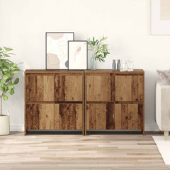 Sideboards 2 pcs 70x41x75 cm Engineered Wood Old wood