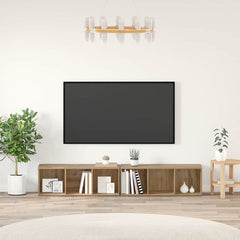 2 Piece TV Cabinet Set 107x35x37 cm Engineered Wood Artisan oak