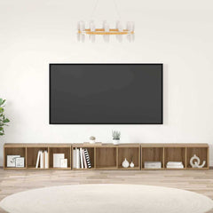 3 Piece TV Cabinet Set 107x35x37 cm Engineered Wood Artisan oak