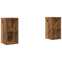 vidaXL TV Cabinet Set 2 pcs Old Wood Engineered Wood 2