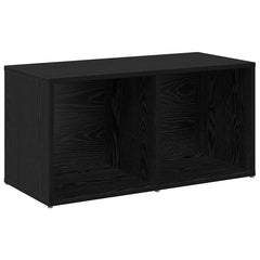 vidaXL TV Cabinet Set 2 pcs Black Oak Engineered Wood 5
