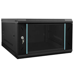 vidaXL Network Cabinet with Storage Black 53 x 60 x 30 cm Steel 1