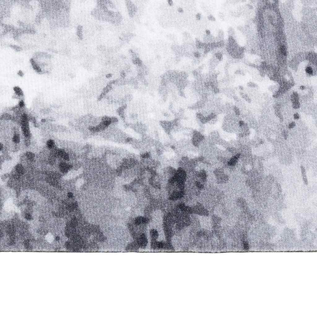 vidaXL Kitchen Rug Grey 180 x 60 cm Velvet 5