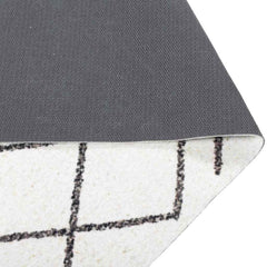 vidaXL Kitchen Rug White 180 x 60 cm Velvet 4