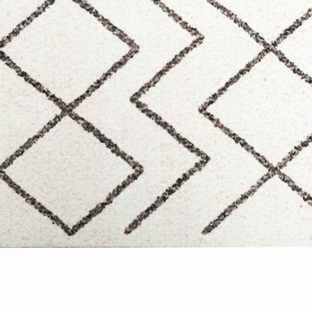 vidaXL Kitchen Rug White 180 x 60 cm Velvet 5