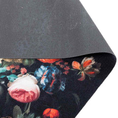 vidaXL Kitchen Rug Black 180 x 60 cm Velvet 4