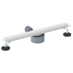 vidaXL 360° Shower Drain with Slim Model Silver 50 cm 6