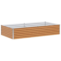 vidaXL Garden Raised Bed Light Brown 195 x 100 x 36 cm 2