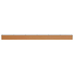vidaXL Garden Raised Bed Light Brown 582 x 50 x 36 cm Galvanised Steel 5