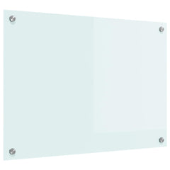 vidaXL Kitchen Backsplash Milk 70 x 50 cm Tempered Glass 2