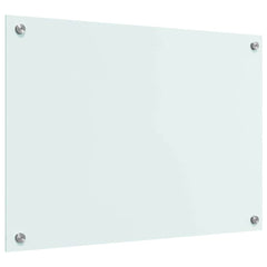 vidaXL Kitchen Backsplash Milk 70 x 50 cm Tempered Glass 6