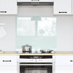 vidaXL Kitchen Backsplash Milk 70 x 60 cm Tempered Glass 1