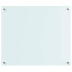 vidaXL Kitchen Backsplash Milk 70 x 60 cm Tempered Glass 4