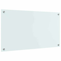 vidaXL Kitchen Backsplash Milk 90 x 50 cm Tempered Glass 6
