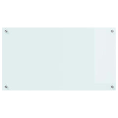 vidaXL Kitchen Backsplash Milk 90 x 50 cm Tempered Glass 4