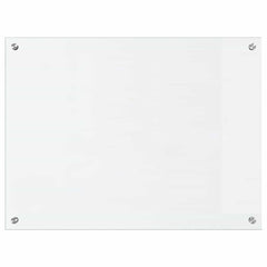 vidaXL Kitchen Backsplash Transparent 80 x 60 cm Tempered Glass 4