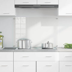 vidaXL Kitchen Backsplash Transparent 90 x 60 cm Tempered Glass 3