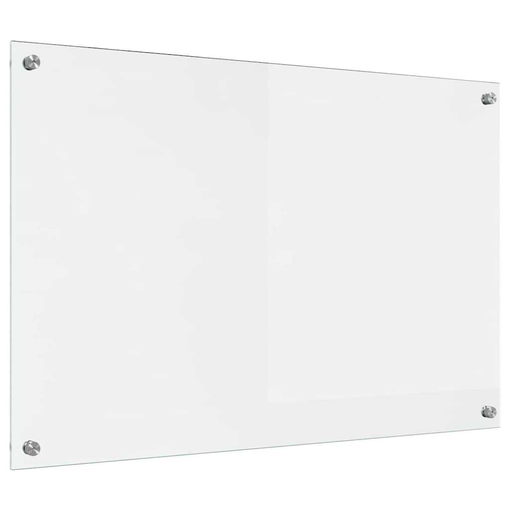 vidaXL Kitchen Backsplash Transparent 90 x 60 cm Tempered Glass 6