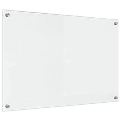 vidaXL Kitchen Backsplash Transparent 90 x 60 cm Tempered Glass 6