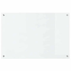 vidaXL Kitchen Backsplash Transparent 90 x 60 cm Tempered Glass 4