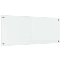 vidaXL Kitchen Backsplash Transparent 100 x 40 cm Tempered Glass 6
