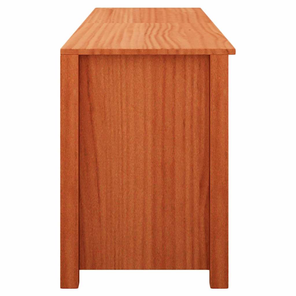 vidaXL Shoe Bench 160 x 36.5 x 50 cm Wax Brown 5