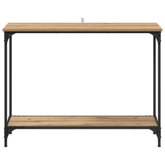 vidaXL Console Table Artisan oak 101 x 30.5 x 75 cm Engineered wood 5