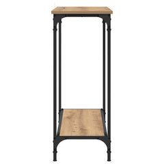 vidaXL Console Table Artisan oak 101 x 30.5 x 75 cm Engineered wood 6