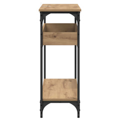 vidaXL Console Table Artisan oak 100 x 29 x 75 cm Engineered wood 6