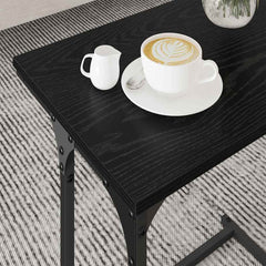 vidaXL Nesting Coffee Table 3 pcs Black oak 50.5 x 35 x 53 cm 4