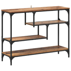 vidaXL Console Table Old Wood 100 x 30 x 75 cm Engineered wood 2