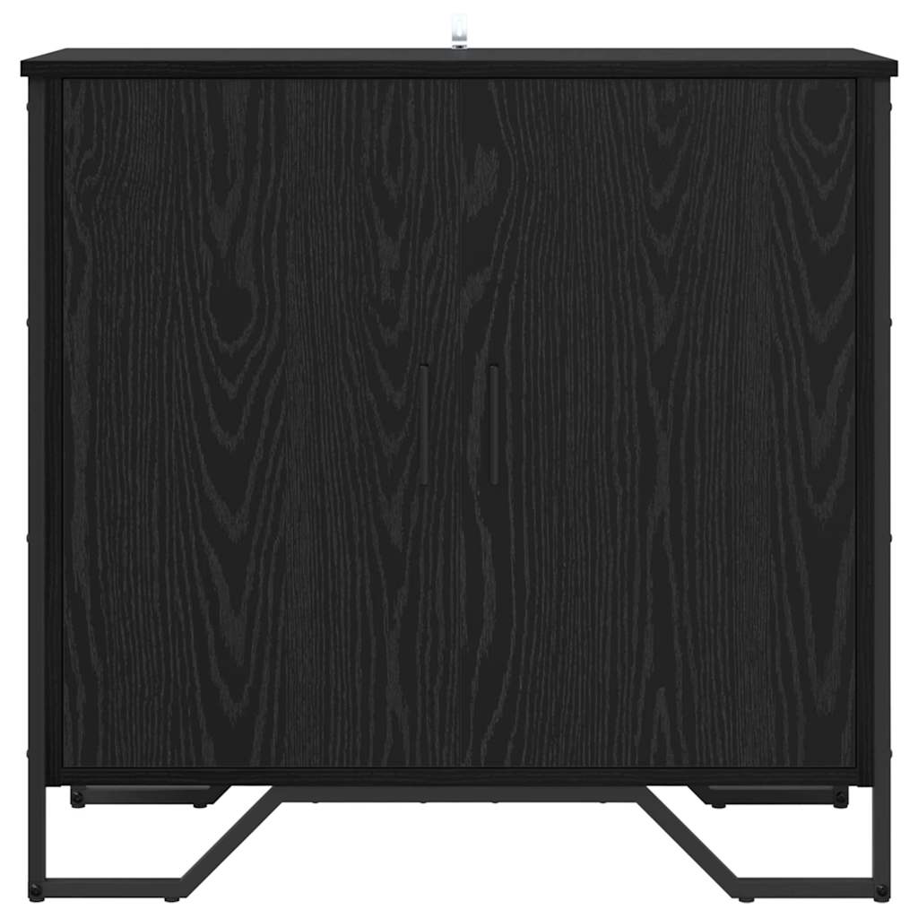 vidaXL Sideboard Black Oak 78 x 35 x 74.5 cm 6
