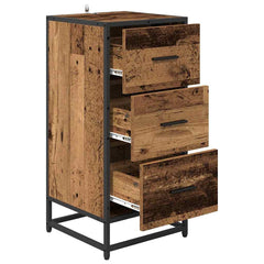 vidaXL Sideboard Old Wood 35.5 x 35 x76 cm 5