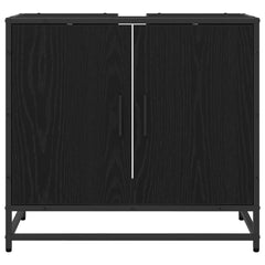 vidaXL Bathroom Sink Cabinet Black Oak 65 x 33 x 60 cm Engineered wood 6