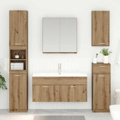 vidaXL Sink cabinet Artisan Oak Engineered Wood 1