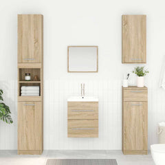 vidaXL Sink cabinet Sonoma Oak 38.5 x 41 x 48 cm Engineered Wood 1