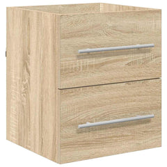 vidaXL Sink cabinet Sonoma Oak 38.5 x 41 x 48 cm Engineered Wood 2