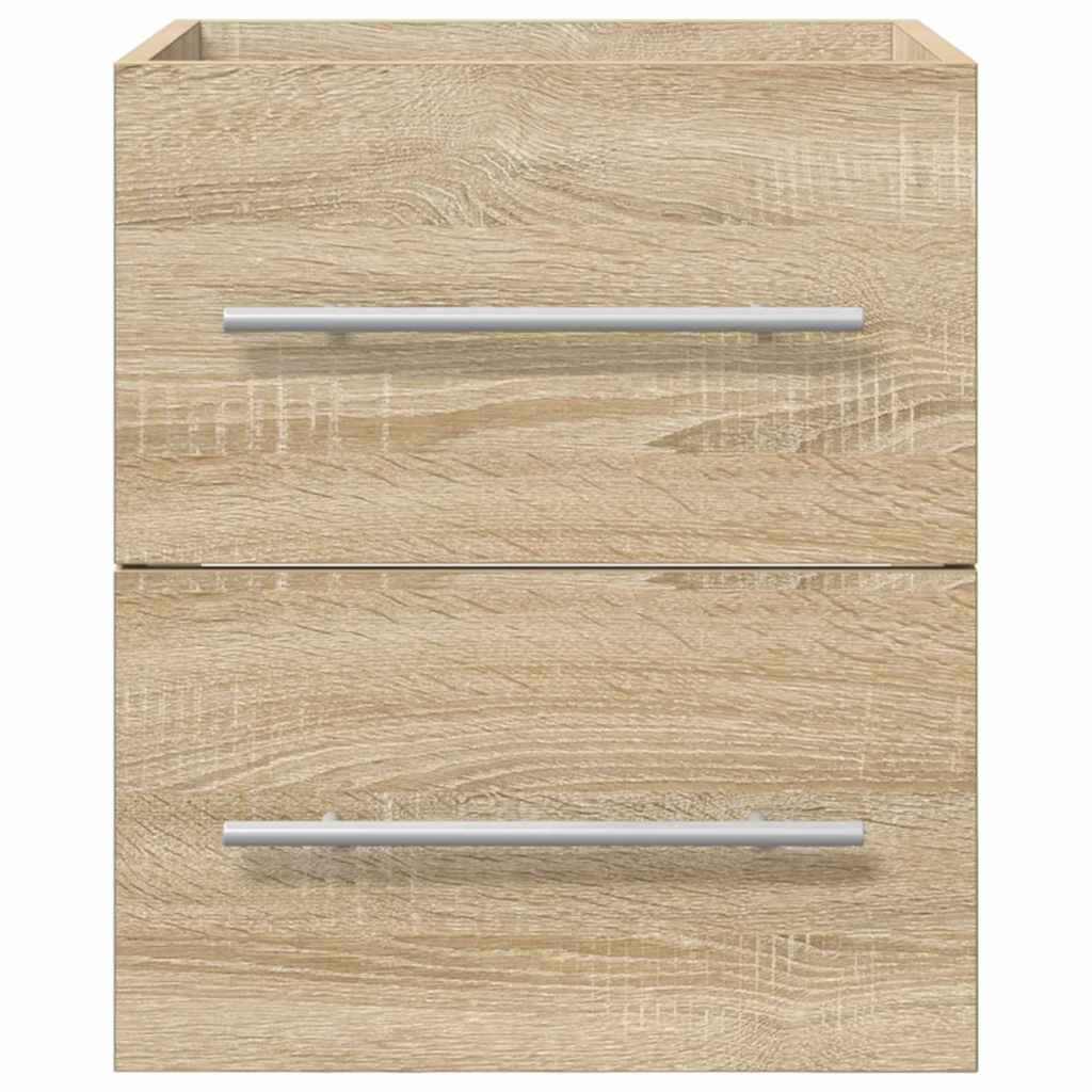 vidaXL Sink cabinet Sonoma Oak 38.5 x 41 x 48 cm Engineered Wood 6