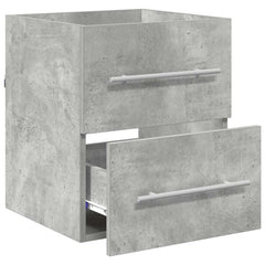vidaXL Sink cabinet Concrete Grey 38.5 x 41 x 48 cm Engineered Wood 5